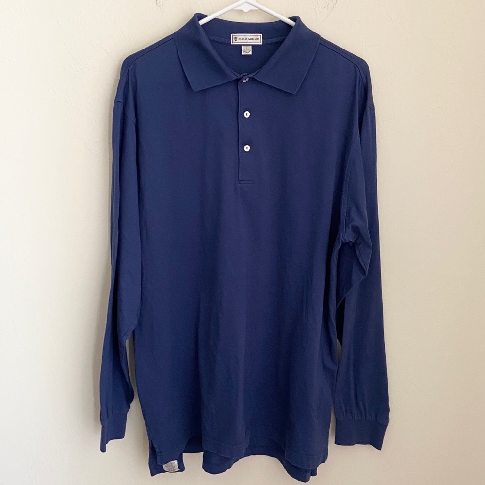 Peter Millar Long Sleeve Polo Shirt